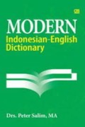 Modern Indonesian - Enghlish Dictionary